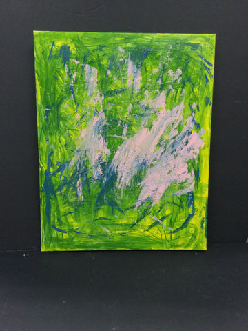 Eden Y. 16x20 Green with a Hint of Pink