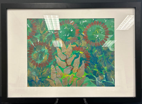 Kalei S. 18x24 (Framed) Secret Garden