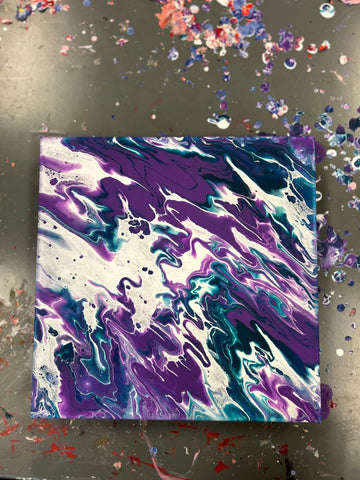 Chris P. 12x12 Fluid Art