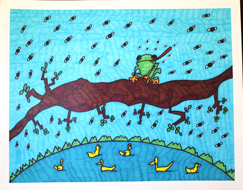 Jasmine M- Hungry Frog 18x24