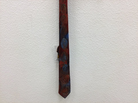 Dana W - Red and Blue Decorated Tie