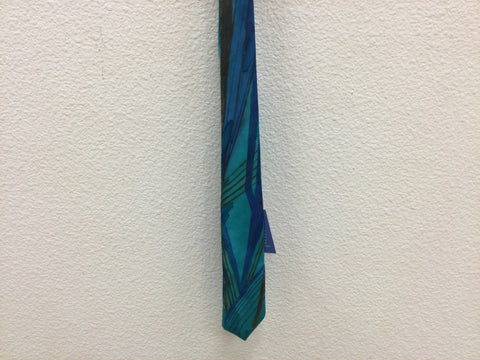 Dana W - Blue Decorated Tie
