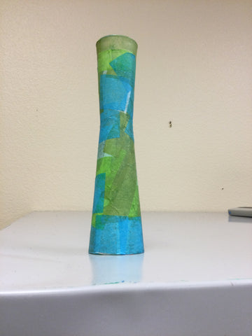Tania R - paper tissue vase