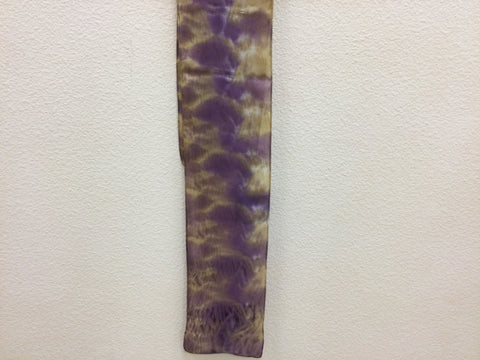 Yvette J - Purple and Yellow Tie Dye Scarf